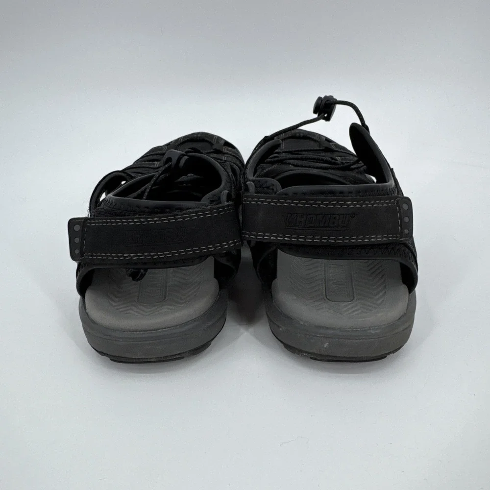 Khombu Travis Active Sandal Men Size 11 M Black Quick Dry Adjustable Fit 1179295